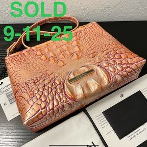 Brahmin Lorelei APRICOT ROSE MELBOURNE W/Eye Medallion NWT